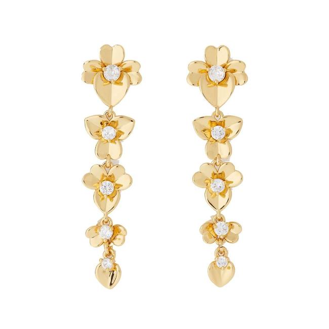 Kate Spade Precious Pansy earringsShop now for $179