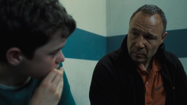 ‘The story will send shivers down any parent’s spine’ … Owen Cooper as Jamie Miller and Stephen Graham as his dad Eddie Miller in Adolescence.