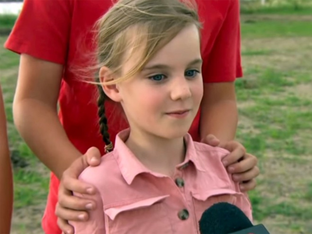 Six-year-old Ruby McLellan could be Australia’s youngest first home buyer ever. Picture: 7News