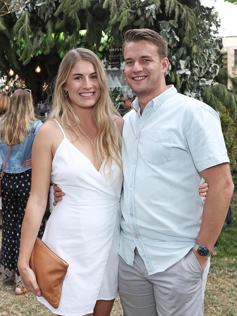 Nicola Marshall and Alex Cronk, of Rose Bay. Picture: LUKE BOWDEN