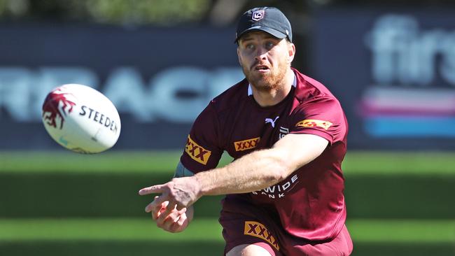 Cameron Munster has dared the Blues to target him in Origin II. Picture: Zak Simmonds