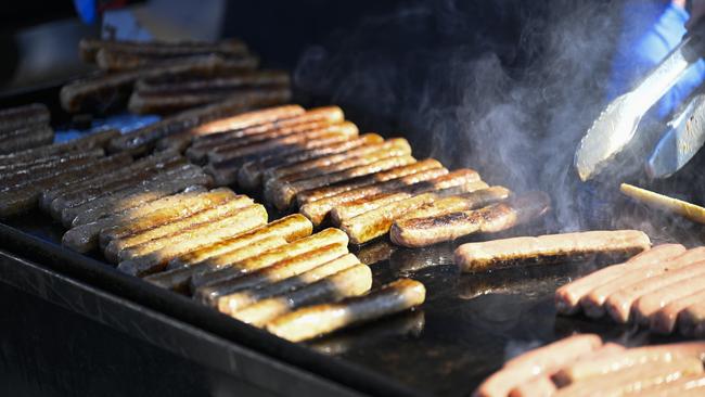 CANBERRA, AUSTRALIA, NewsWire Photos. MAY 5, 2025: Democracy sausage at the Museum Of Australian Democracy At Old Parliament House in Canberra. Picture: NewsWire / Martin Ollman