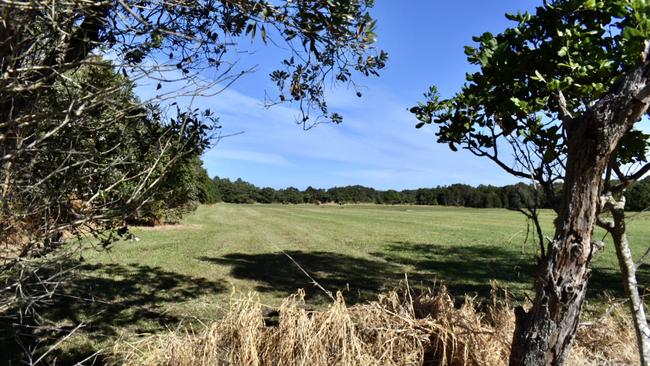 The site at 67 Skennars Head Rd in Skennars Head, opposite the Lennox Head soccer fields, where a seniors housing project has been approved.