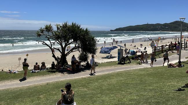 Byron Bay’s Main Beach. Picture: Savannah Pocock