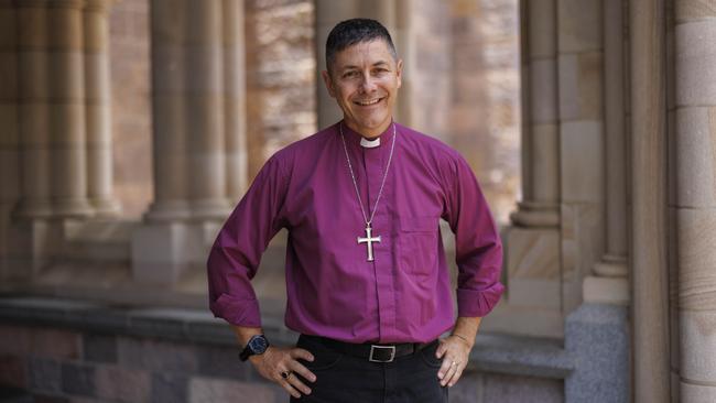 New Anglican Archbishop of Brisbane Jeremy Greaves at St John’s Cathedral. Picture: Glenn Hunt