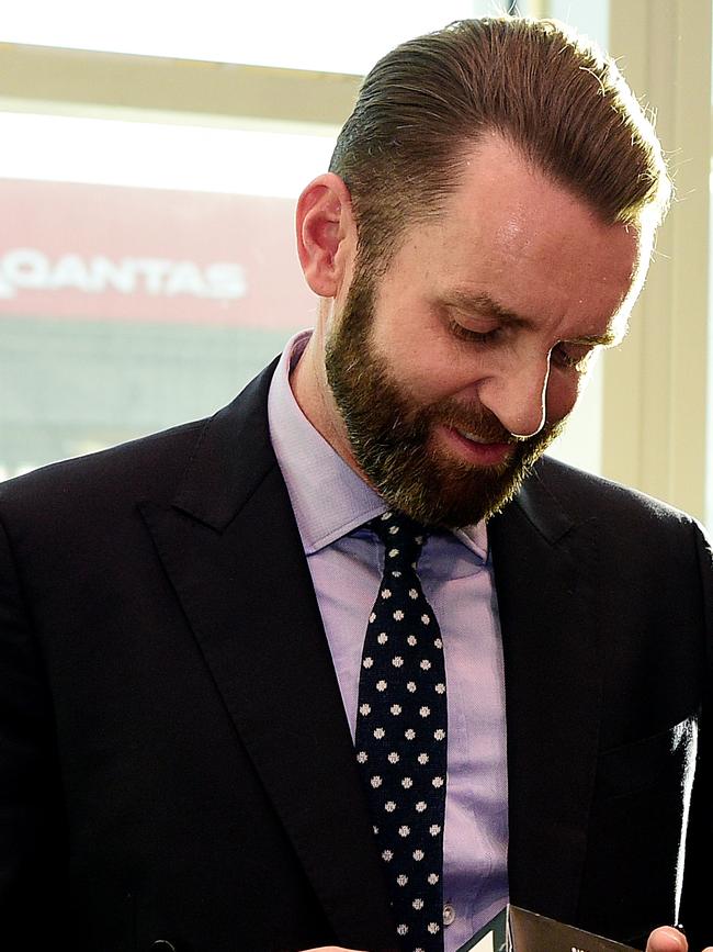 Qantas group executive Andrew Parker says some states are taking a risk management approach to the coronavirus, and some are not. Picture: AAP Image/Bianca De Marchi