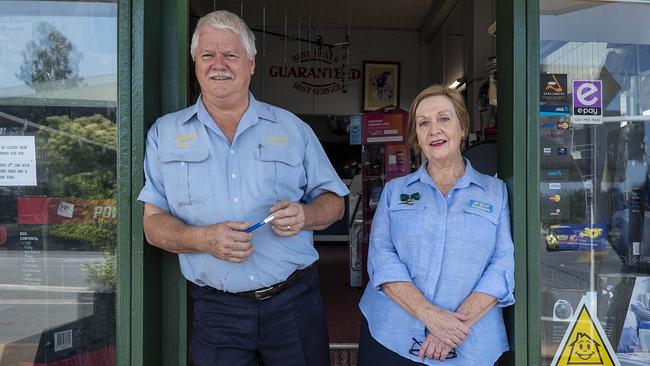 Gayndah residents Robin and Annemaree McGilvery, who are angry at the Coalition. Picture: John Wilson