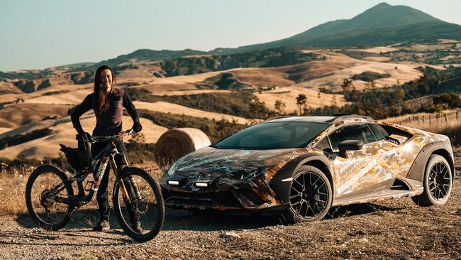 Lamborghini teased adventurous enthusiasts with its Huracan Sterrato concept.