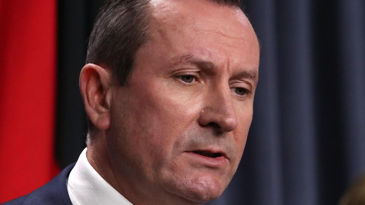WA Premier Mark McGowan has been at odds with the Prime Minister over his Covid-19 plan. Pic Colin Murty the Australian