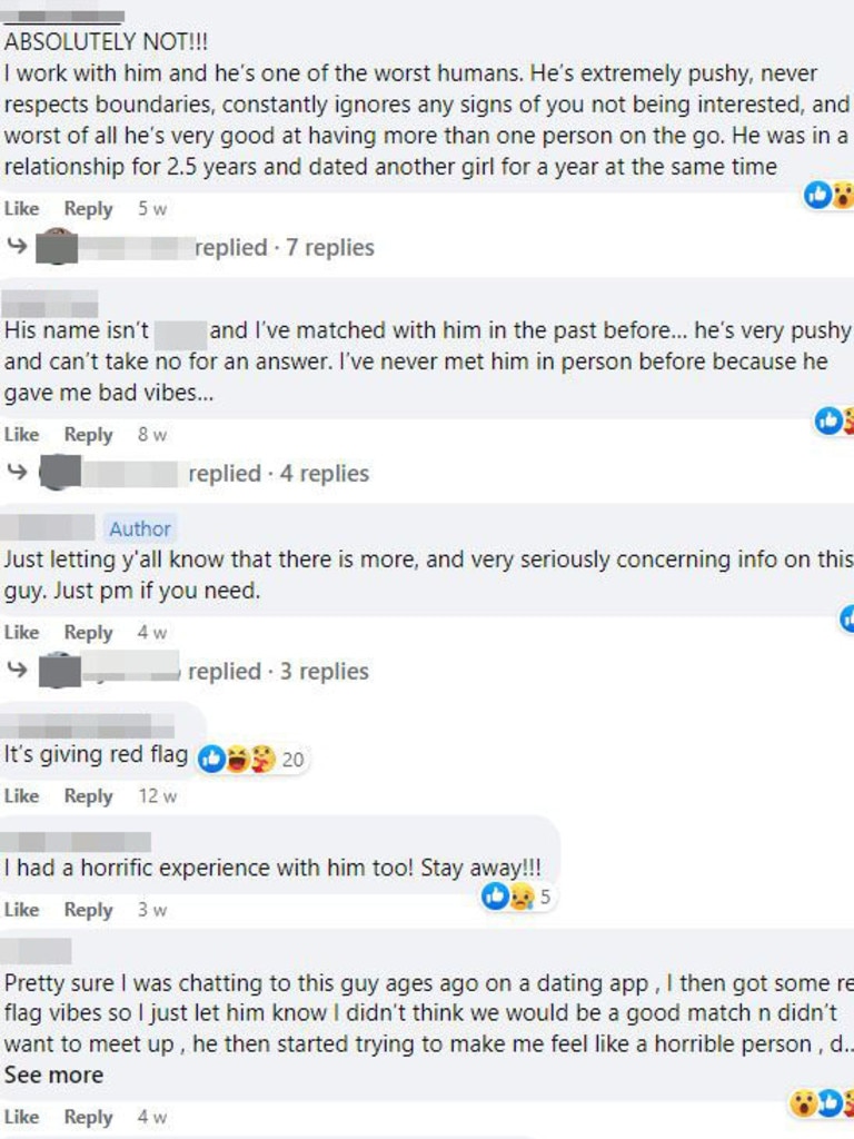 Australian Men Exposed In Are We Dating The Same Man Facebook Groups News Com Au Australia