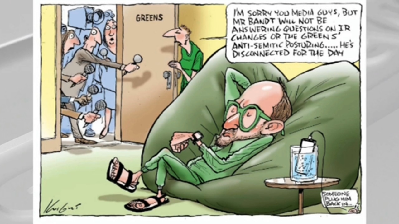 ‘They are great to draw’: Mark Knight ridicules Greens living in  ‘wonderland’