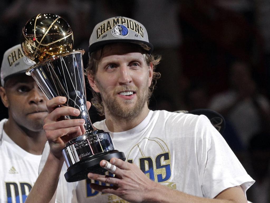 Dirk Nowitzki 2011 NBA Finals MVP Portrait Plus Sports Photo