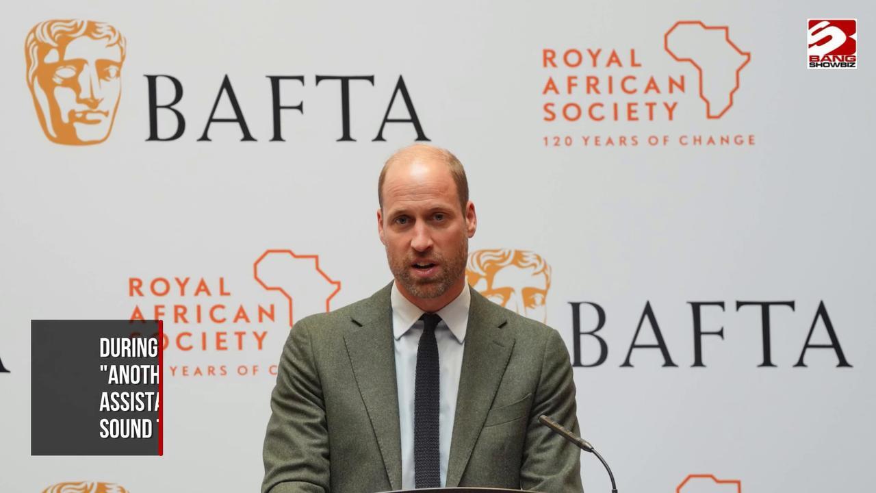 Prince William mingles with stars at BAFTA event in London