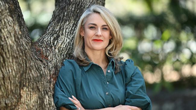 20/9/2024: Aimee McVeigh QCOSS Chief Executive Officer, at her office in West End, Brisbane. Aimee is a  strong advocate for equality, opportunity and wellbeing for all Queenslanders. pic: Lyndon Mechielsen/Courier Mail