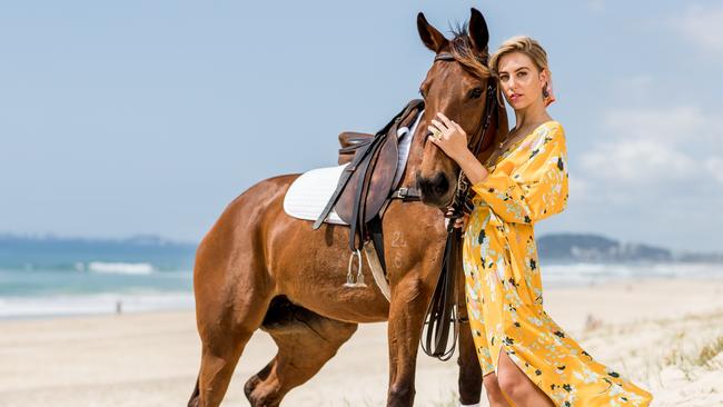 Violet Atkinson has already started planning her outfit for the polo. Photo Luke Marsden 