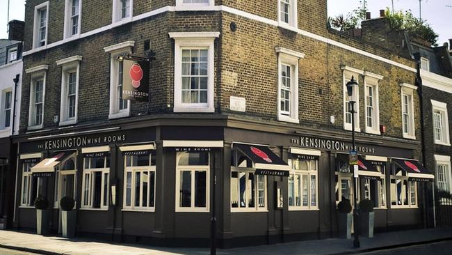 Kensington Wine Rooms in London.