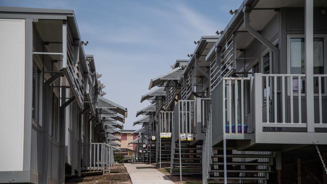 Scores of NSW schools have turned into “demountable cities”. Picture: James Gourley