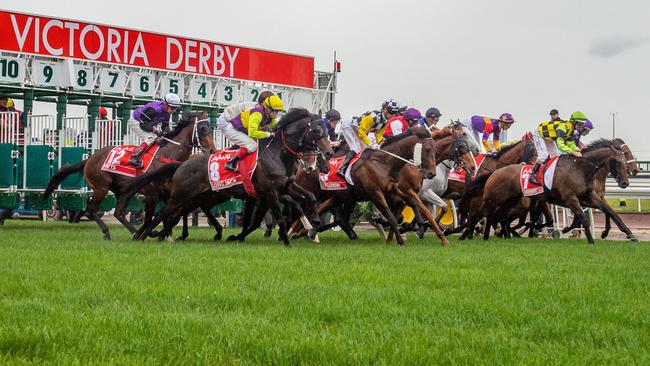 The AFL wants to avoid a clash with Victoria’s major race meetings. Picture: Jay Town