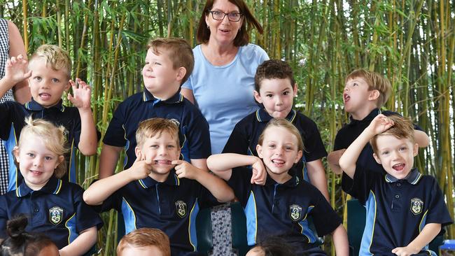 MY FIRST YEAR: Funny Faces. St Patrick's Catholic Preps. Picture: Patrick Woods.