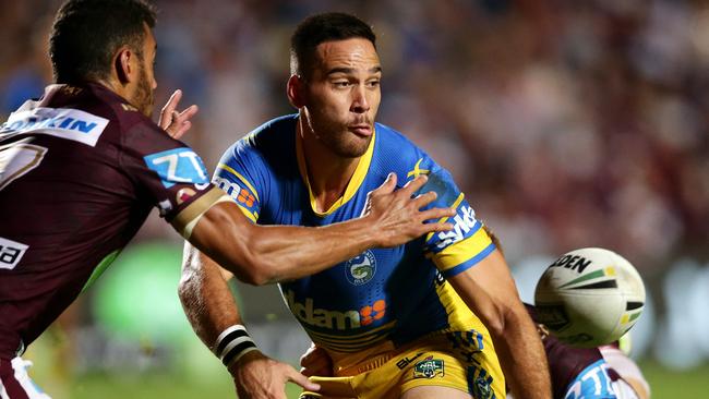 Corey Norman was one of Parramatta’s many strong performers. Picture: Gregg Porteous