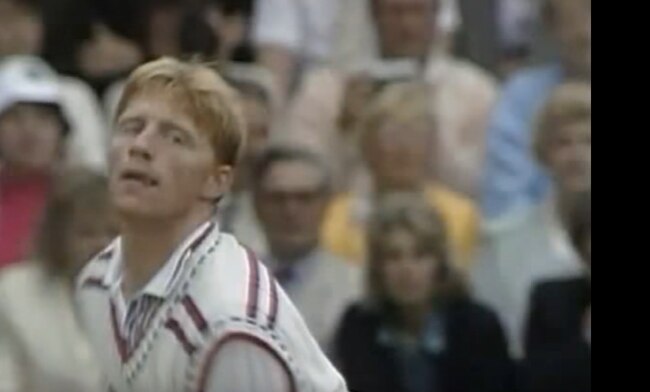 Boris Becker’s ‘tell’ on serve was unlocked by Andre Agassi to devastating effect.