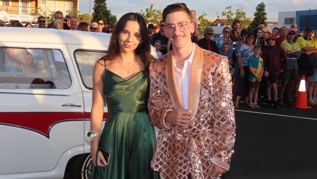 Students arriving at the Kingaroy State High School Formal at Kingaroy Town Hall on November 11.