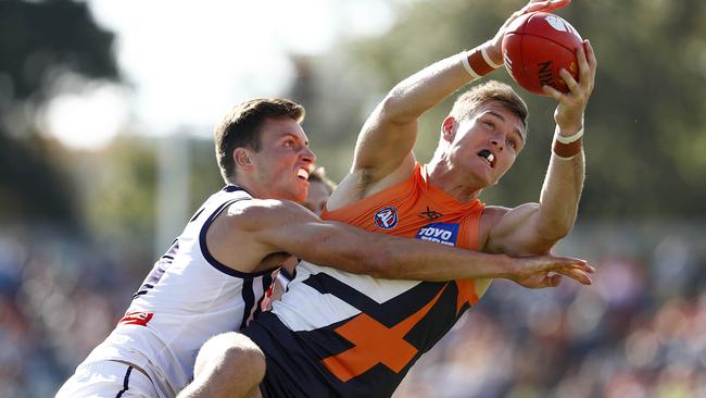 Several Victorian clubs are chasing versatile GWS tall Adam Tomlinson.