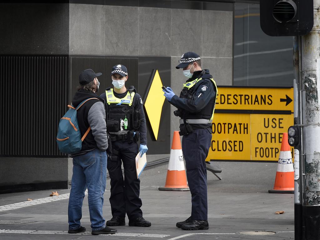 Melbourne’s lockdown is set to end tomorrow night. Picture: NCA NewsWire/Andrew Henshaw
