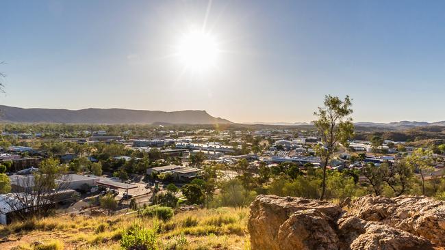 The National Aboriginal Art Gallery could be located  at the foot of Anzac Hill.  Picture: Emma Murray