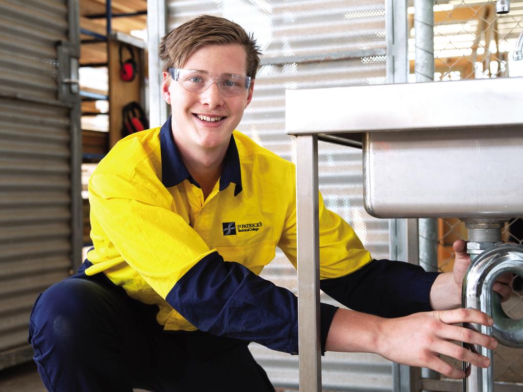 Ezra Lane hopes to land a plumbing apprenticeship. Picture: Supplied