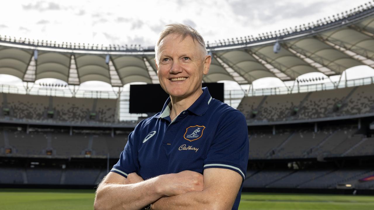 Wallabies coach Joe Schmidt will welcome Suaalii to rugby union in October. (Photo by Paul Kane/Getty Images for Rugby Australia)