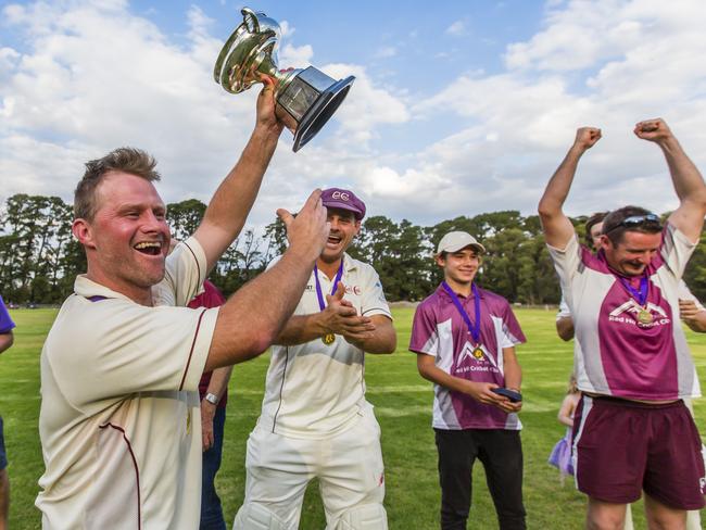 MPCA District Cricket Grand Final: Red Hill v Delacombe Park. Red Hill captain coach Simon Dart. Picture: Valeriu Campan