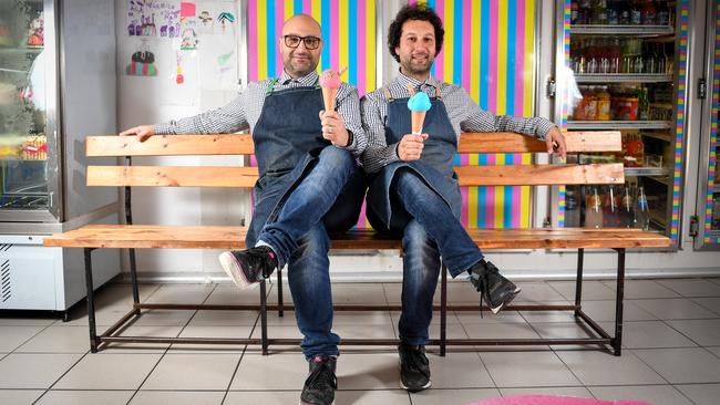 Number 1: Sprinkles Ice Creamery Lollies N More owners Zane and Kouda Assaad. Picture: Penny Stephens