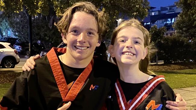 Matt Fiddes Martial Arts students Taj Salisbury and Emily Tarsilli are training hard to represent the Sunshine Coast in the 2032 Games.