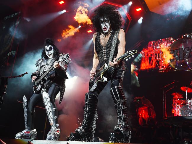 KISS play the first of three nights at Melbourne’s Rod Laver Arena. Picture: Josie Hayden