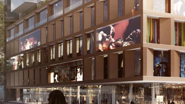 Artist impressions of the Chatswood Mandarin Centre, which would also include a new supermarket.