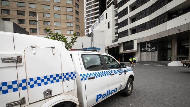 Sentencing for Kristian Kovaleff has started since he stabbed a 17-year-old girl at a Parramatta hotel more than two years ago. Picture: Julian Andrews