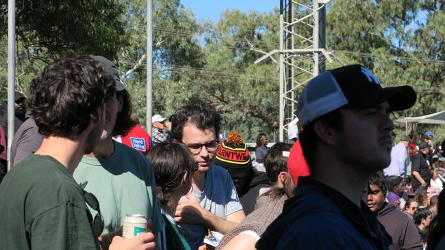 Fans flocked to see the Demons take on the Dockers at Traeger Park, Alice Springs, on June 2, 2024.