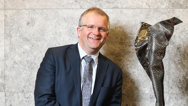 Deakin University vice chancellor Iain Martin announced the GIFT City campus in March, 2023, with the campus opening last week. Picture: Aaron Francis/The Australian