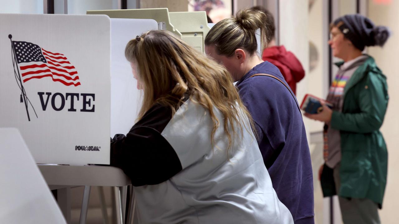 Residents cast their ballots during in-person absentee voting on November 04, 2022. Picture: Scott Olson/Getty Images/AFP