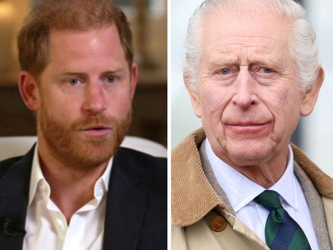 Prince Harry and King Charles.