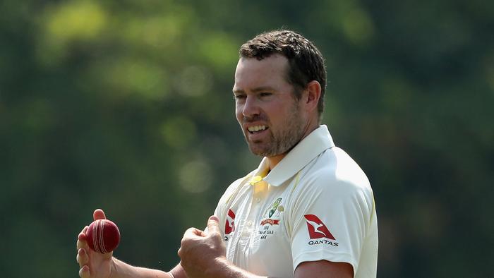 DUBAI, UNITED ARAB EMIRATES - OCTOBER 02: Jon Holland of Australia prepares to bowl during day four of the tour match between Australia and Pakistan A at ICC Academy on October 2, 2018 in Dubai, United Arab Emirates. (Photo by Francois Nel/Getty Images)