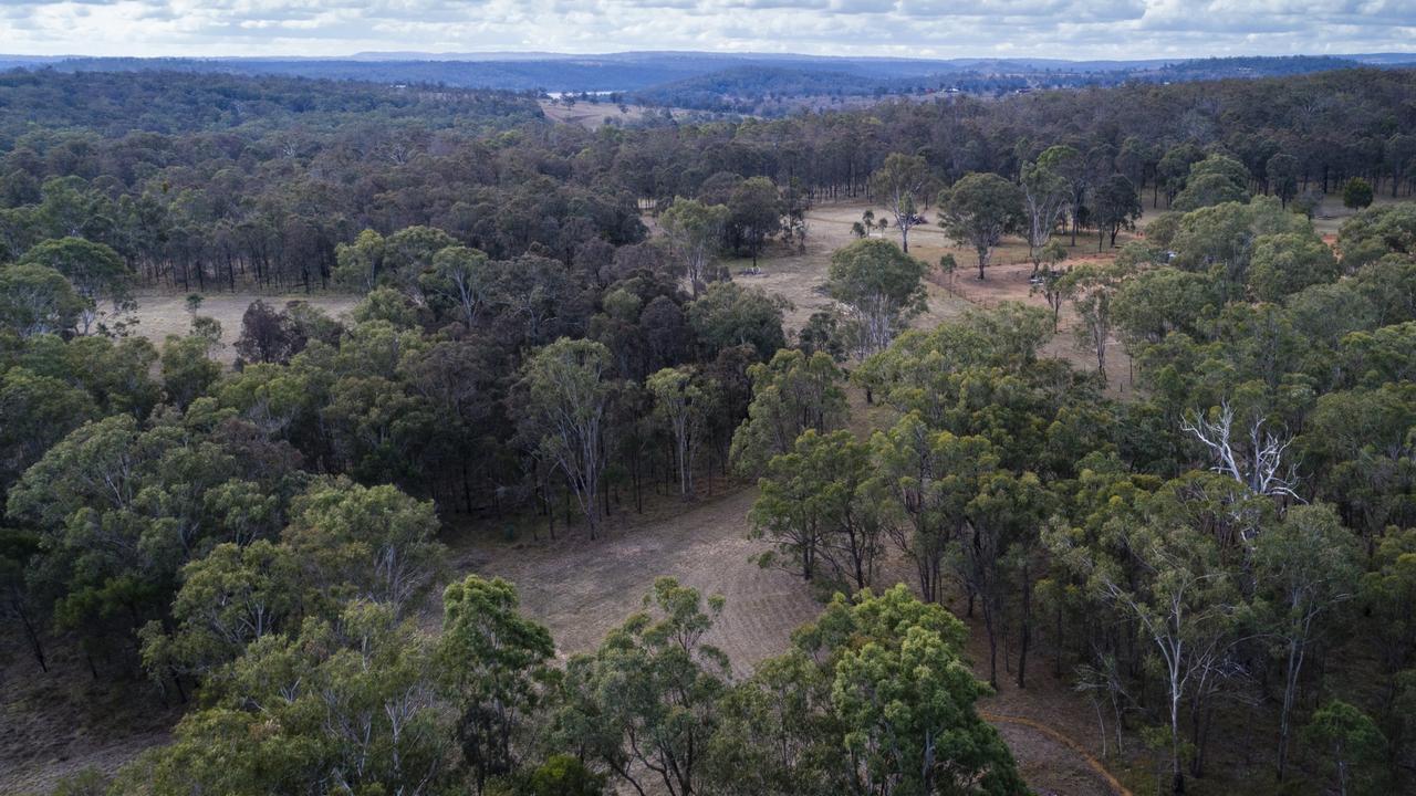 Meringandan resident Sophie Oliver is concerned about how close the bypass will come to her house and the loss of koala habitat, Monday, July 17, 2023. Picture: Kevin Farmer