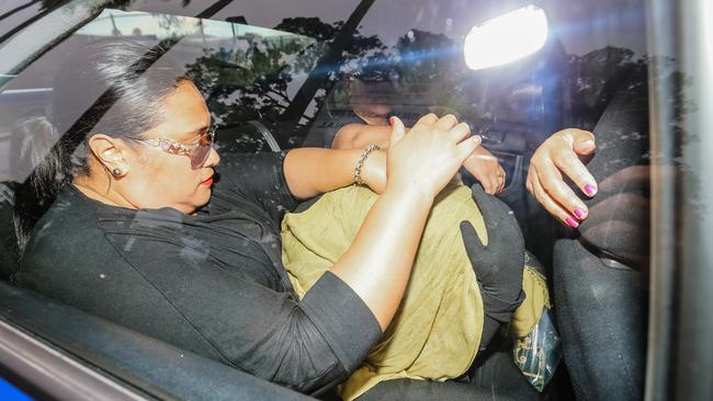 Alo-Bridget Namoa leaving Silverwater prison with her mother and family members. Picture: Craig Greenhill