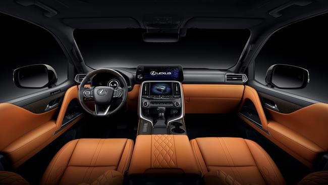 Inside the Lexus LX 600 Ultra Luxury.