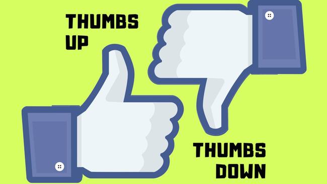 Thumbs up thumbs down