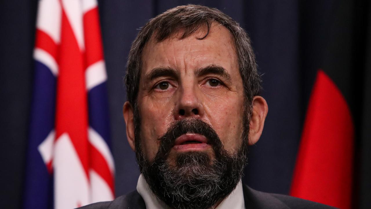 WA chief health officer Dr Andy Robertson refused to completely rule out a return to mask-wearing in the state. Picture: Colin Murty / The Australian