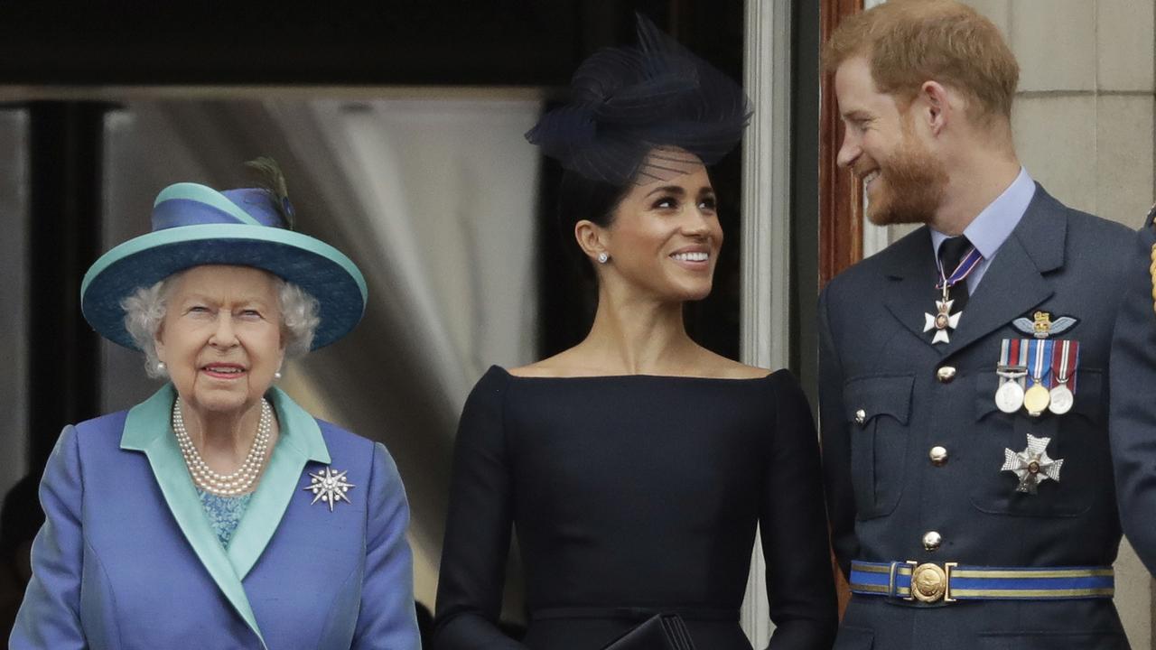 The Queen was said to be deeply upset by not only the couple’s decision, but the overly public manner in which they handled it. Picture: AP/Matt Dunham.