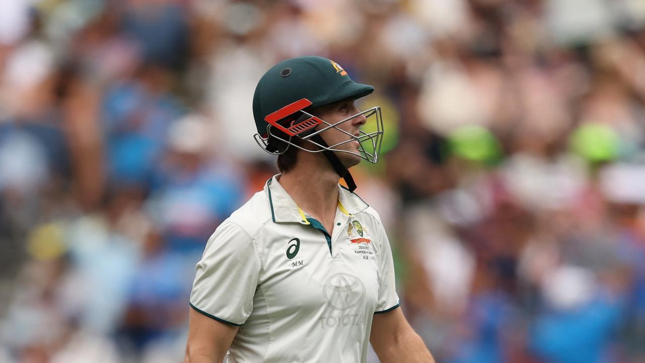 Marsh has only reached double figures once in the series. Picture: Robert Cianflone/Getty Images