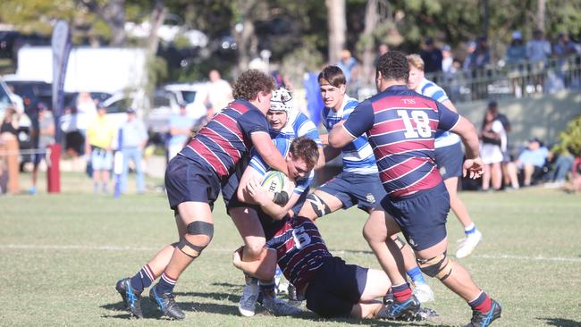 GPS First XV rugby grand final between TSS and Nudgee College. 9 September 2023 Southport Picture by Richard Gosling